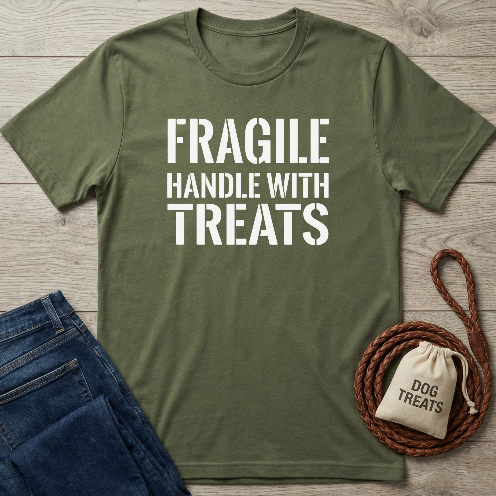 Fragile Handle With Treats T-Shirt