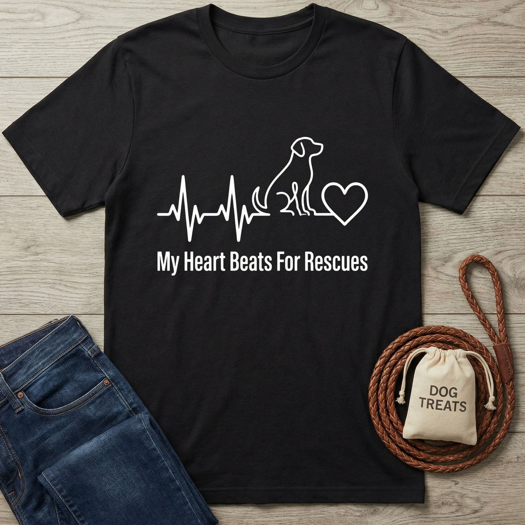 Heartbeats For Rescues T-Shirt