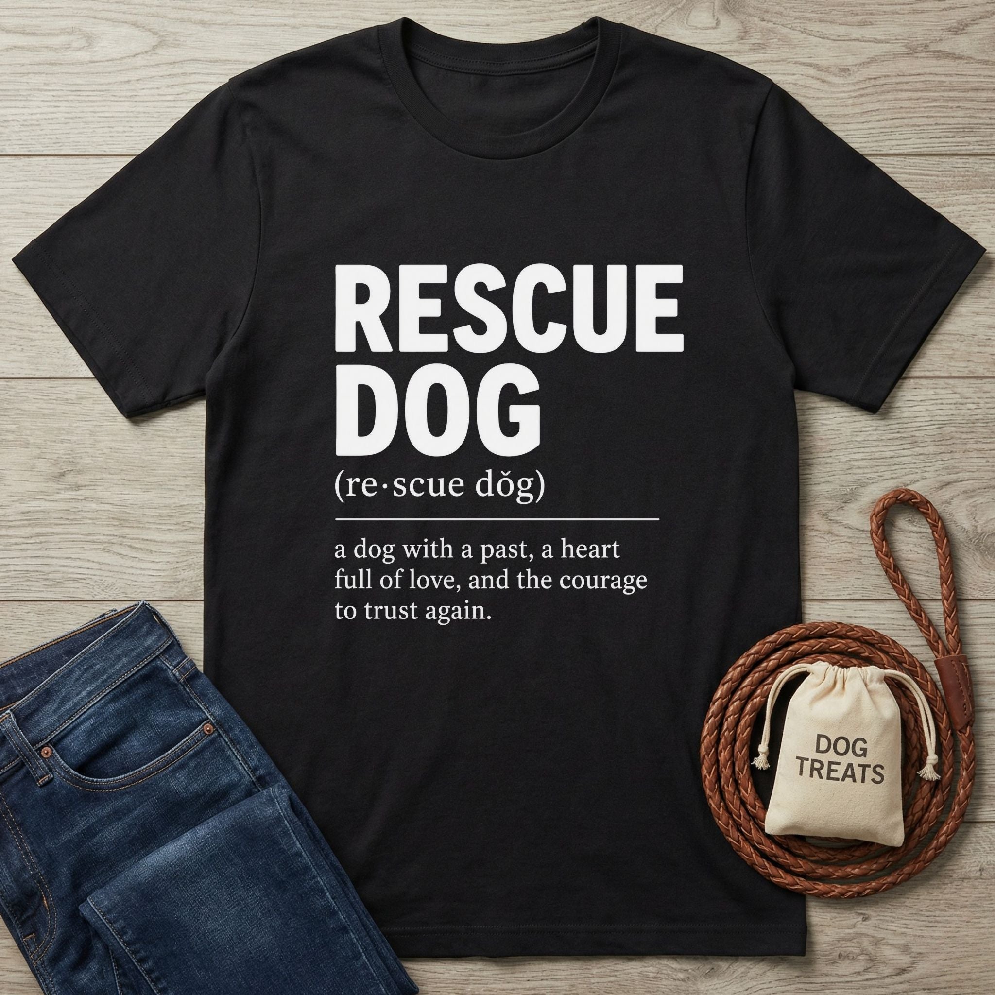 Rescue Dog Definition T-Shirt