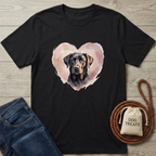 Black Lab Heart T-Shirt