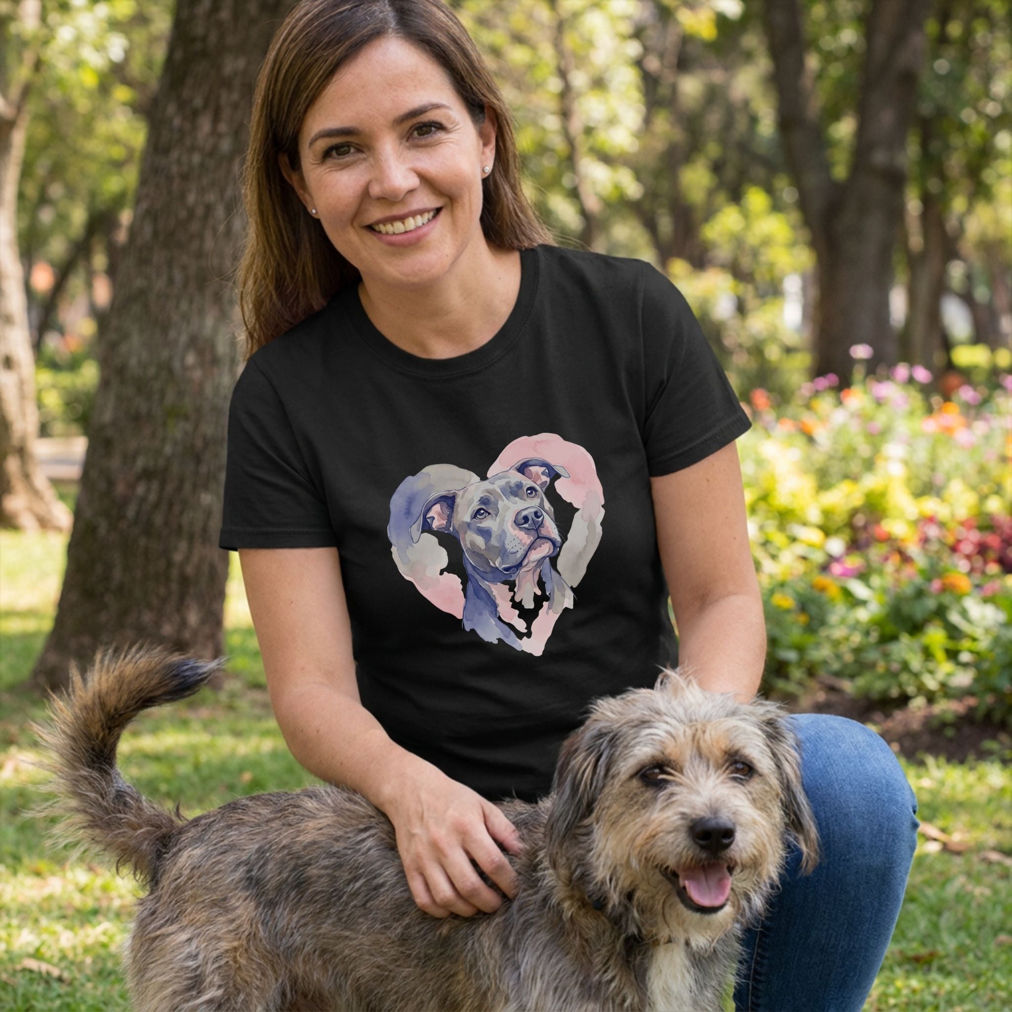 Pitbull Heart T-Shirt