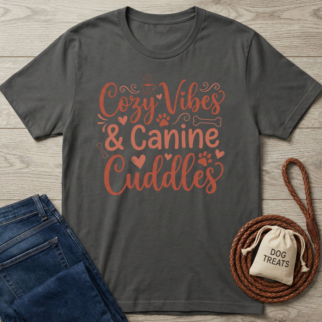Cozy Vibes & Canine Cuddles T-Shirt