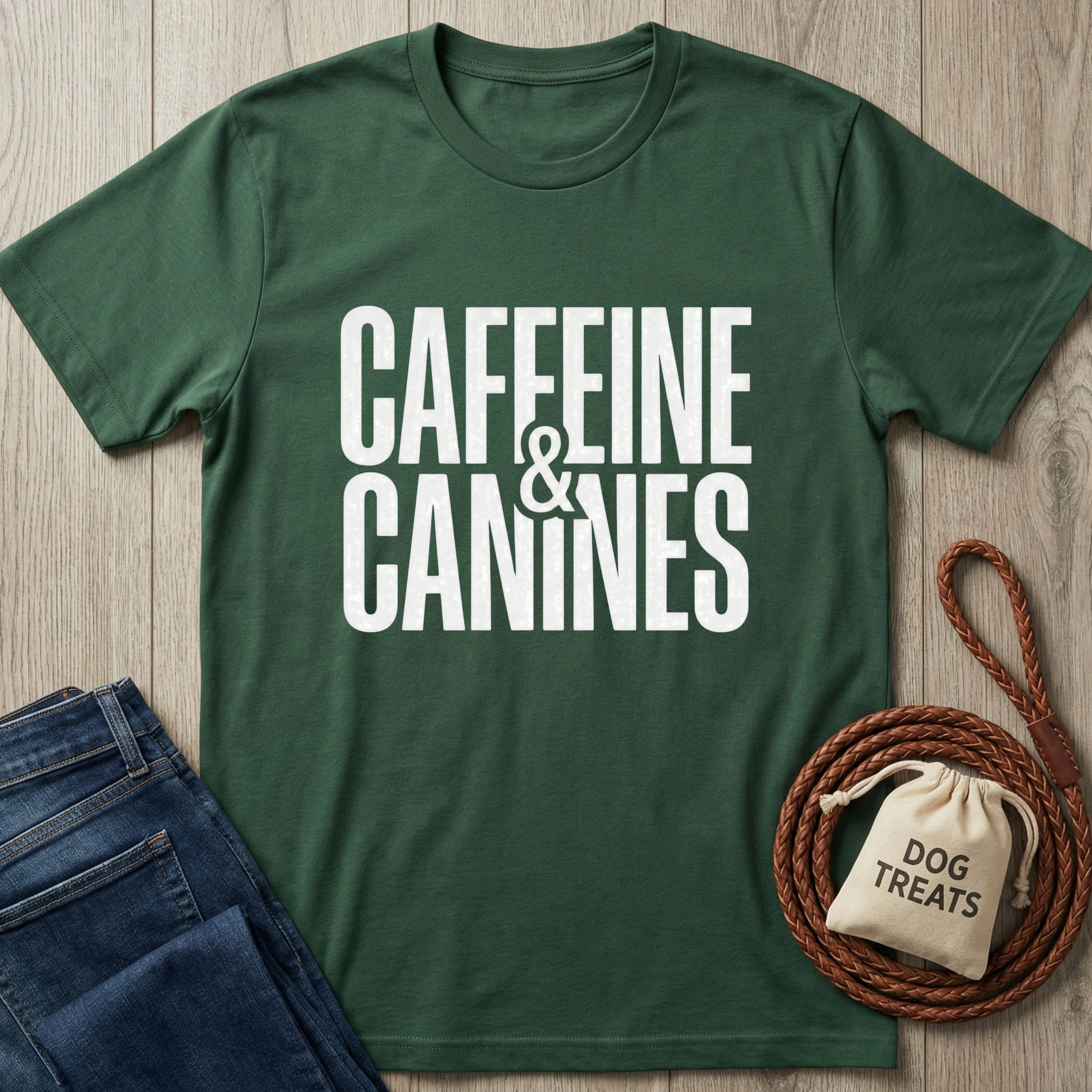 Caffeine & Canines T-Shirt