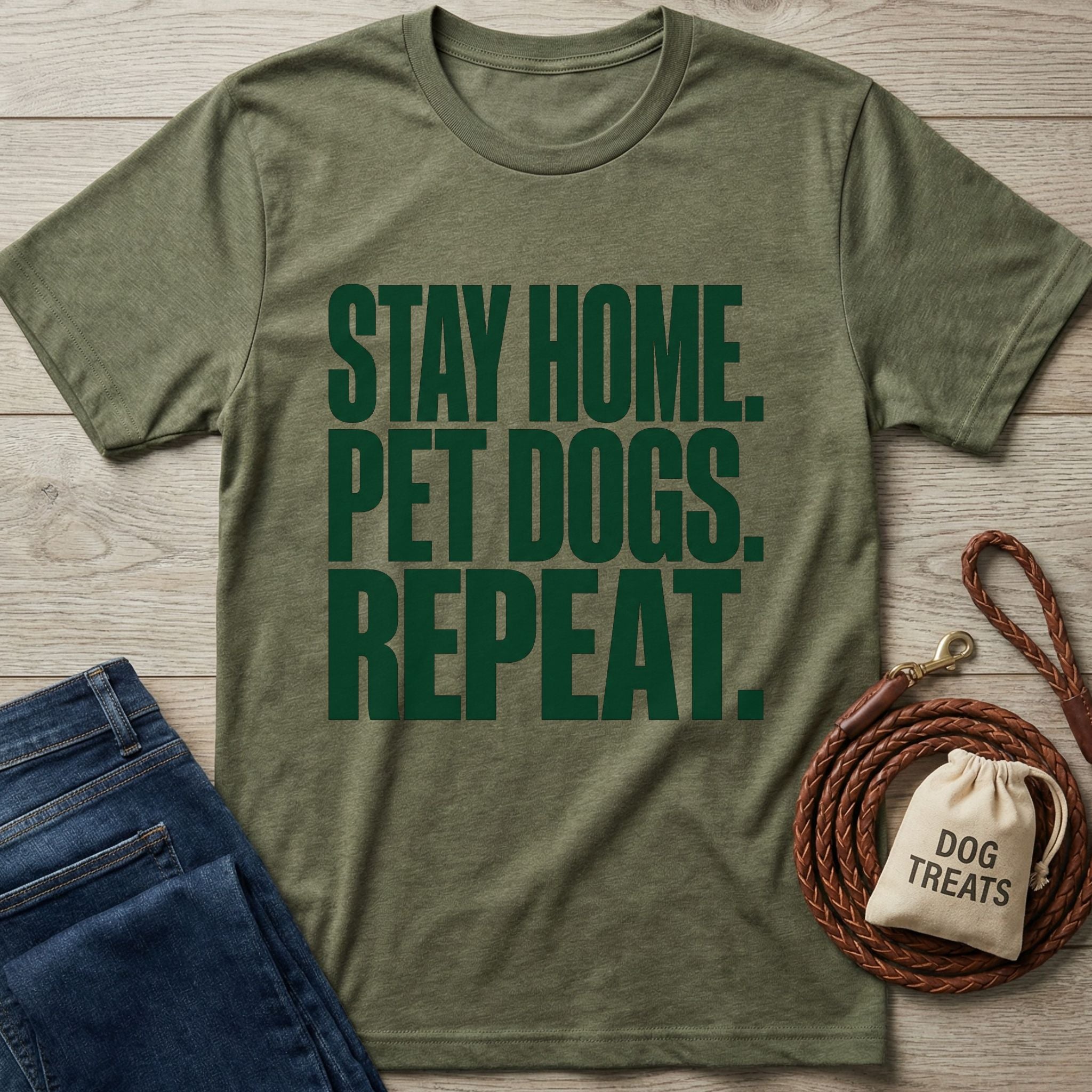 Stay Home Pet Dogs T-Shirt