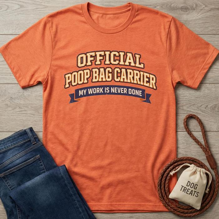 Official Poop Bag Carrier T-Shirt