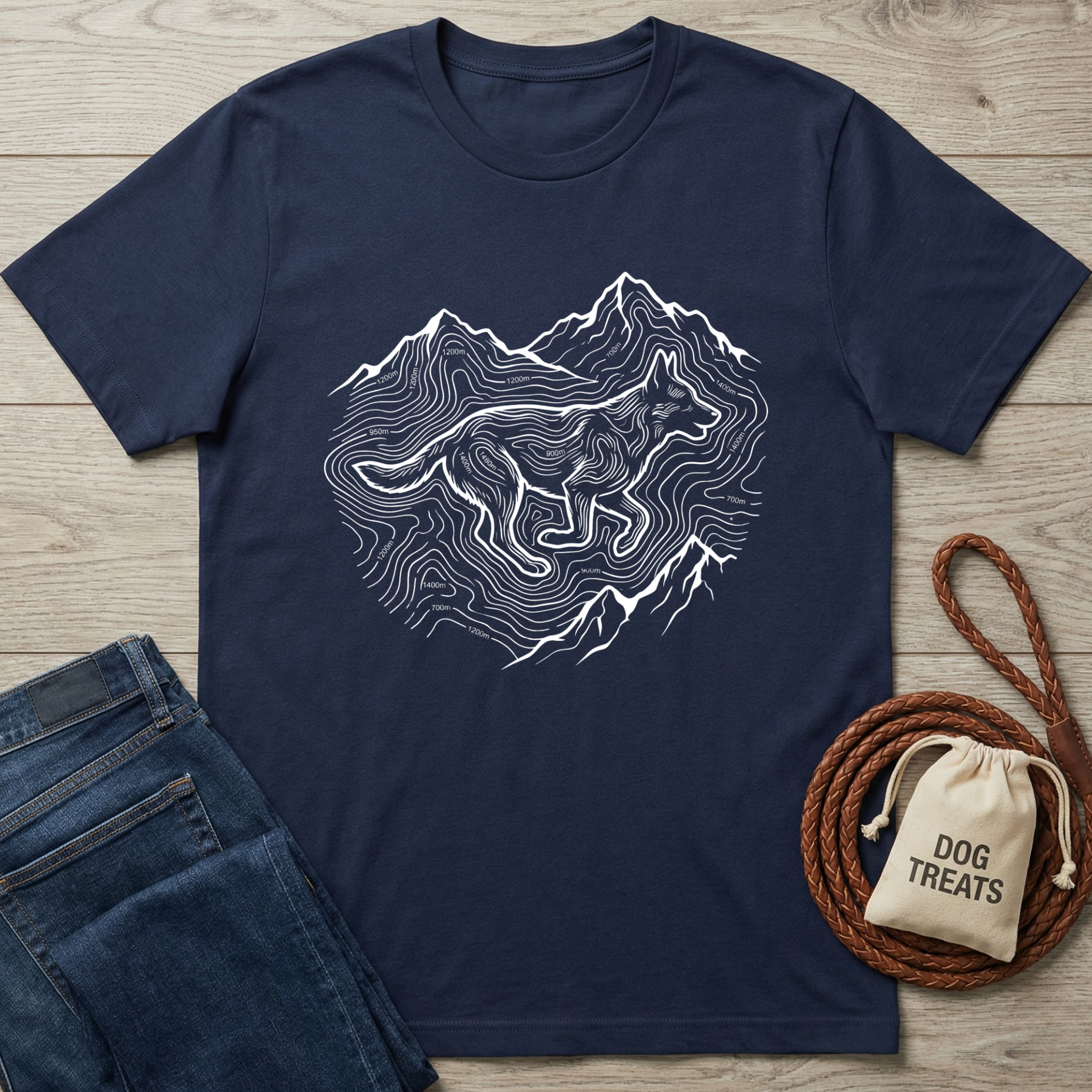 Elevation Lines T-Shirt