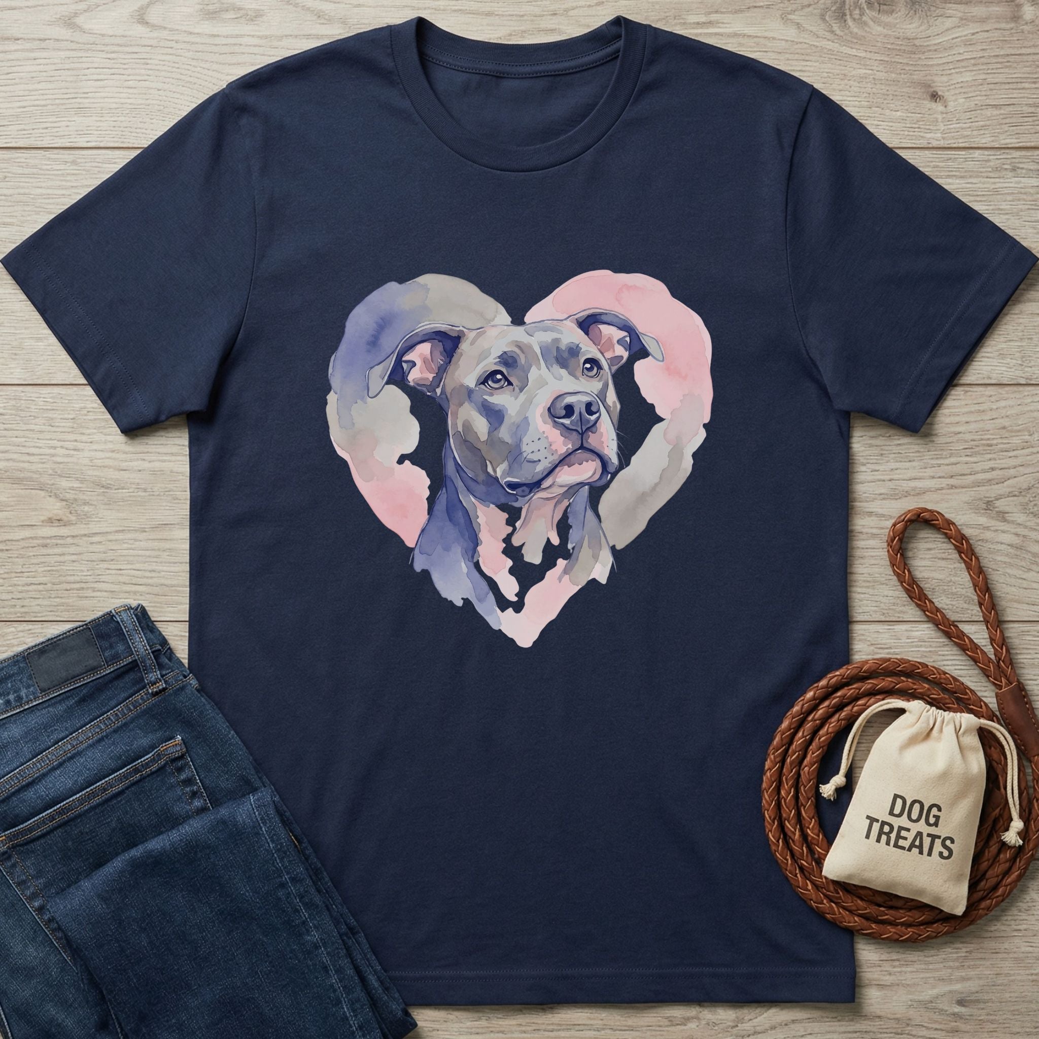 Pitbull Heart T-Shirt