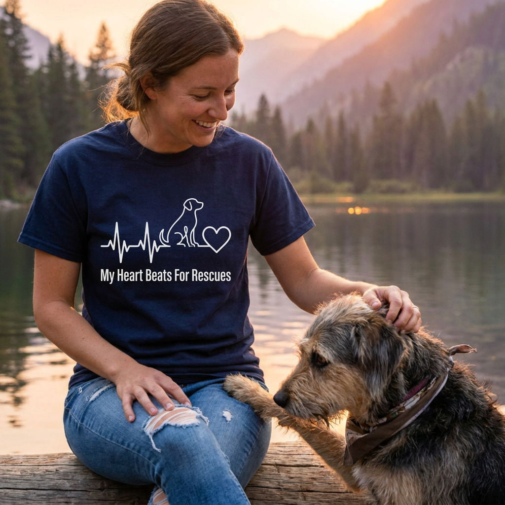Heartbeats For Rescues T-Shirt
