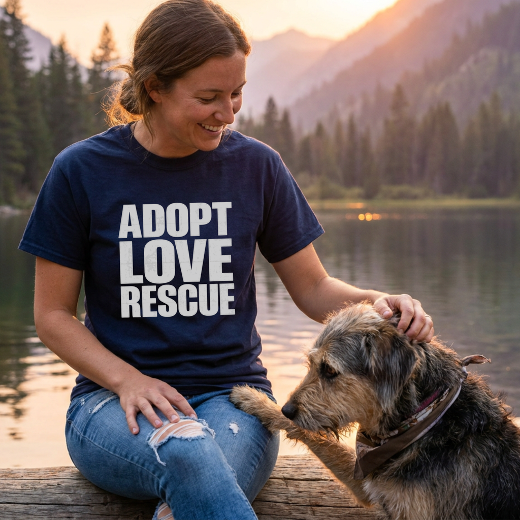 Adopt Love Rescue T-Shirt