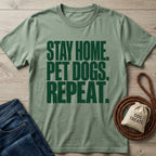 Stay Home Pet Dogs T-Shirt