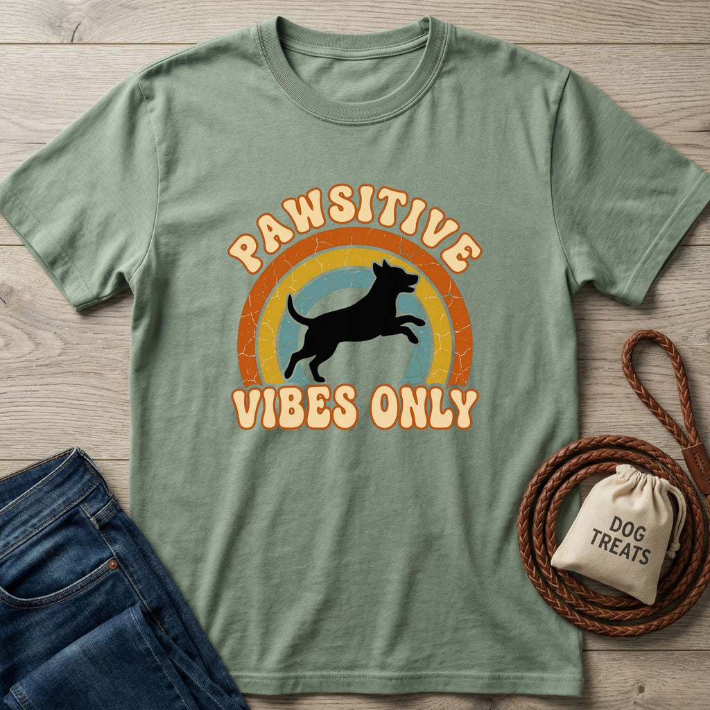 Pawsitive Vibes Only T-Shirt