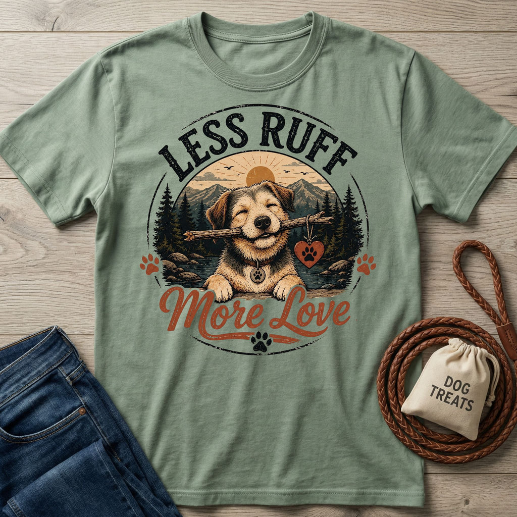 Less Ruff More Love T-Shirt