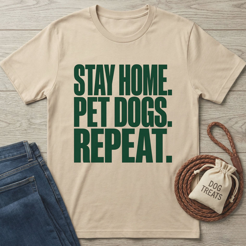 Stay Home Pet Dogs T-Shirt