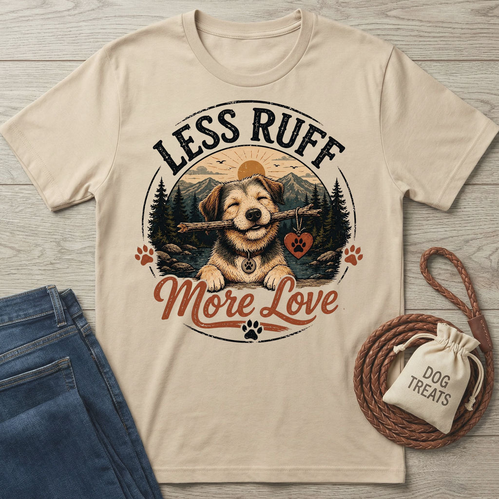 Less Ruff More Love T-Shirt