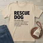 Rescue Dog Definition T-Shirt