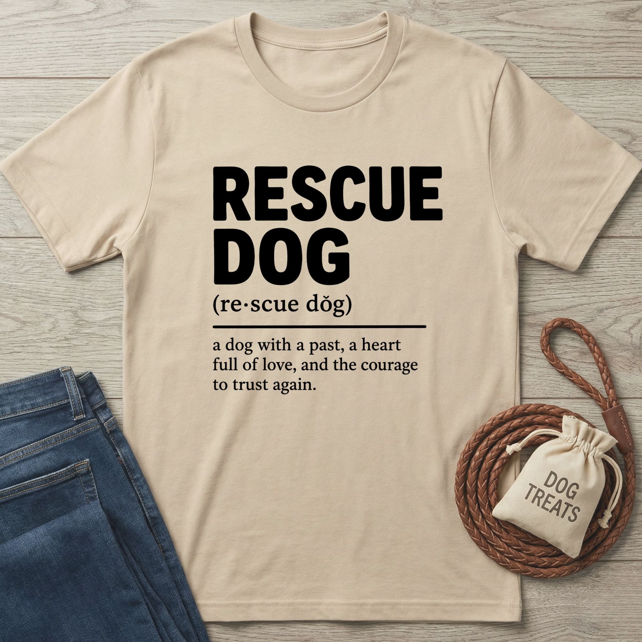 Rescue Dog Definition T-Shirt