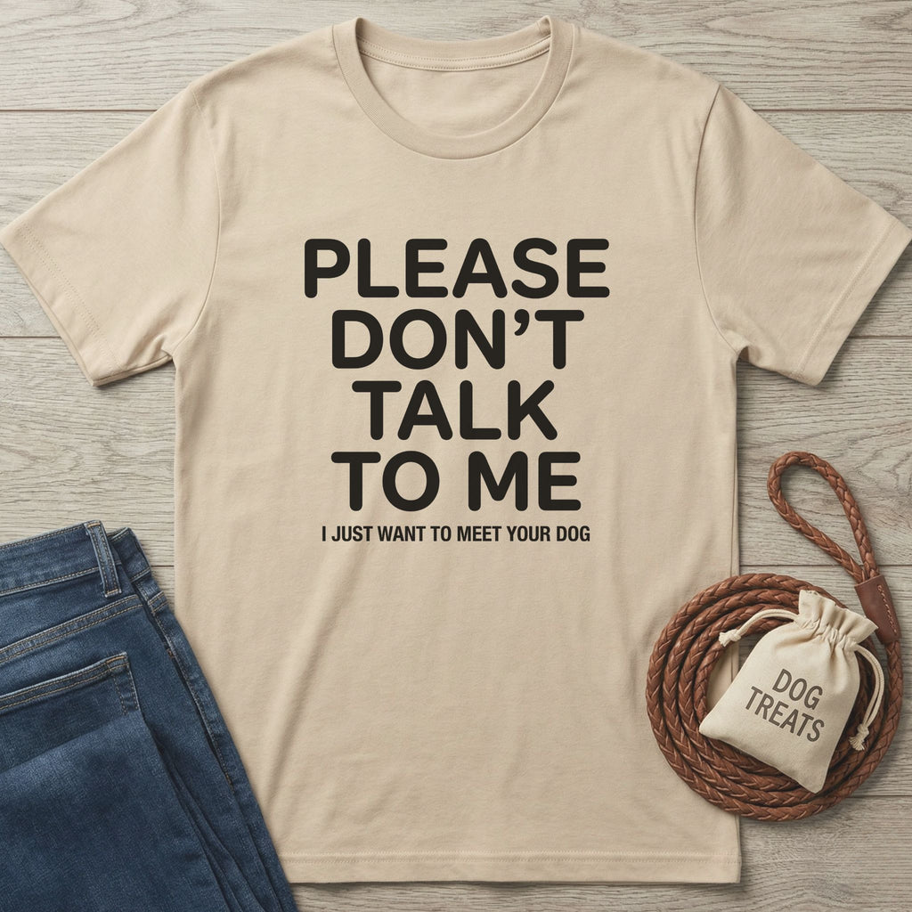 Please Don't Talk To Me T-Shirt