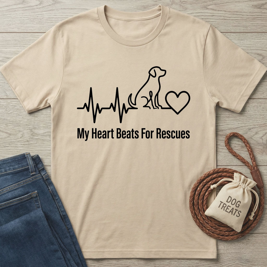 Heartbeats For Rescues T-Shirt
