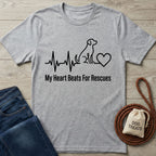 Heartbeats For Rescues T-Shirt