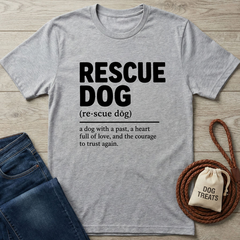 Rescue Dog Definition T-Shirt