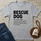Rescue Dog Definition T-Shirt