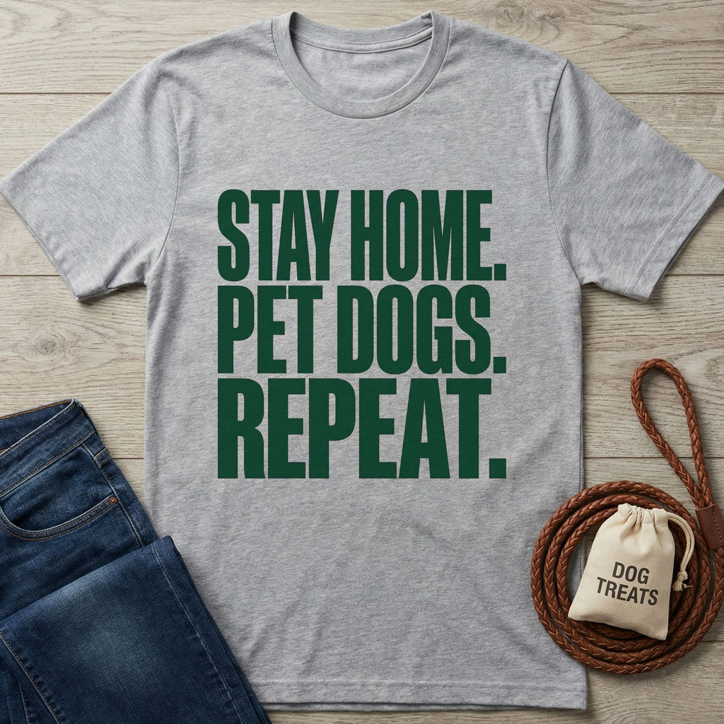 Stay Home Pet Dogs T-Shirt